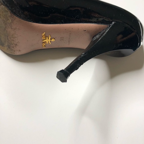 πHPπ AUTHENTIC Prada Platform Peep Toe Pump - Picture 3 of 5